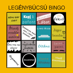 Bingo Legénybúcsúhoz-Férfi póló