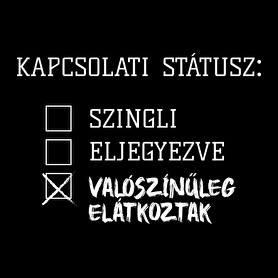 Kapcsolati státusz: Elátkozott -Férfi póló