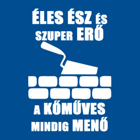 menő kőműves-Férfi póló