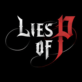 Lies of P - logo-Férfi póló