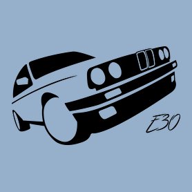 Bmw e30 01-Férfi póló