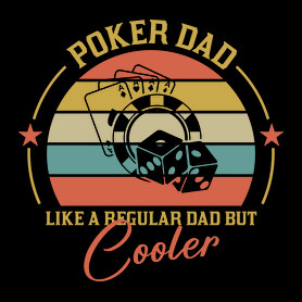 Poker Dad-Férfi póló