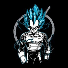 Super Saiyan GOD Vegeta-Férfi póló