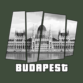 Budapest parlament (GTA stílus)-Férfi póló