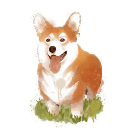 Corgi kutyus-Férfi póló