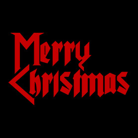 Metal Merry Christmas-Férfi póló