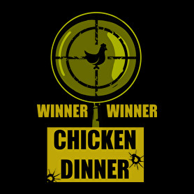 WINNER-WINNER CHICKEN DINNER-Férfi póló