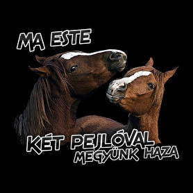 Két pejló (Delta)-Férfi póló