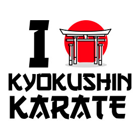 I love Kyokushin Karate-Férfi póló