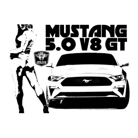 Mustang 5.0 V8 GT-Férfi póló