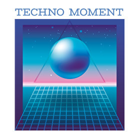 Techno Moment-Férfi póló