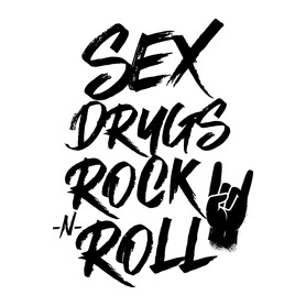 Sex, Drugs, Rock 'n Roll-Férfi póló