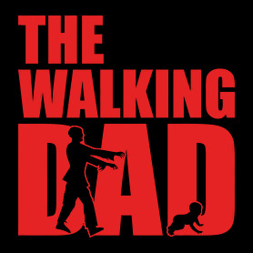 The walking dad-Férfi póló