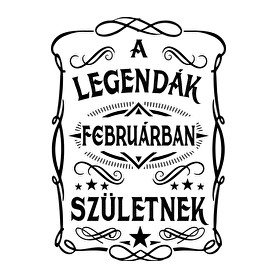 A legendák februárban születnek-Férfi póló