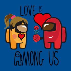 Among us - LOVE is Among us-Férfi póló