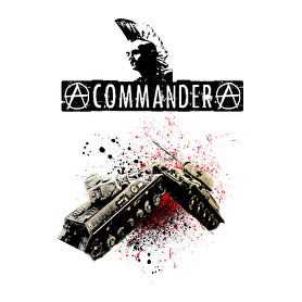 commander-Férfi póló