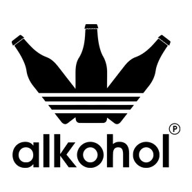 Alkohol paródia-Férfi póló