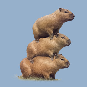 Capybara kupac-Férfi póló