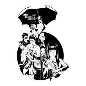 Umbrella Academy-Férfi póló