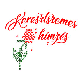 keresztszemes hímzés-Férfi póló