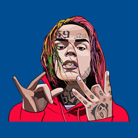 6ix9ine Tekashi-Férfi póló