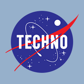 Nasa Techno-Férfi póló