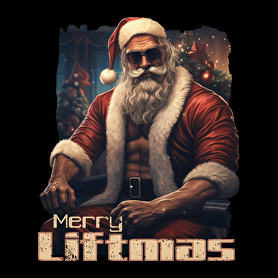 Merry Liftmas-Férfi póló