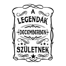 A legendák decemberben születtek-Férfi póló