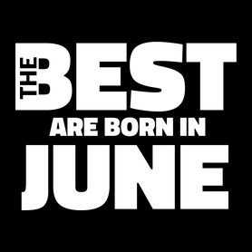 The Best are born in june-Férfi póló