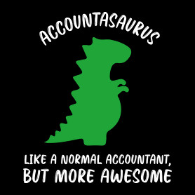 Accountasaurus-Férfi póló