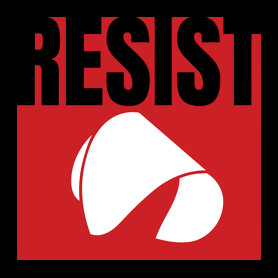 Resist - The Handmaid's Tale-Férfi póló