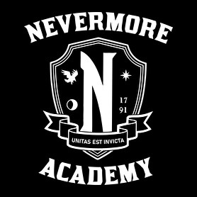 Nevermore  Academy - Wednesday-Férfi póló