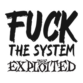 FUCK THE SYSTEM 2-Férfi póló