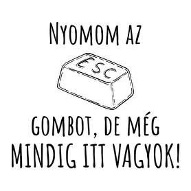 Nyomom az ESC gombot-Férfi póló