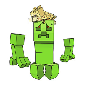 Minecraft creeper-Férfi póló