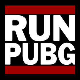 RUN PUBG-Férfi póló