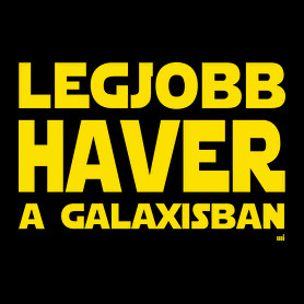 Legjobb haver a Galaxisban Star Wars-Férfi póló