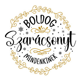 Boldog Szarácsonyt-Férfi póló