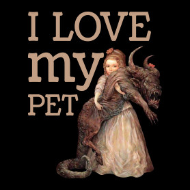 I love my pet -Férfi póló