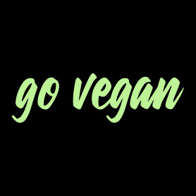 Go vegan-Férfi póló