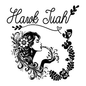 Hawk Tuah - split on that thang-Férfi póló