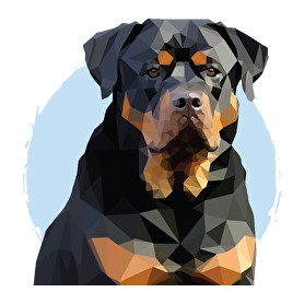 Rottweiler-Férfi póló