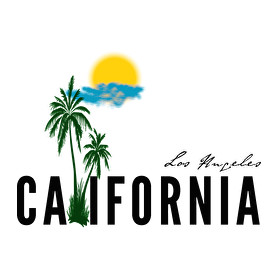 california-Férfi póló