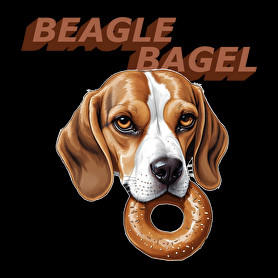 beagle bagel-Férfi póló