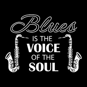 Blues is the voice-Férfi póló