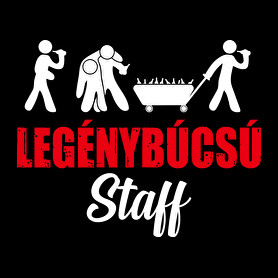 Legenybúcsú staff-Férfi póló