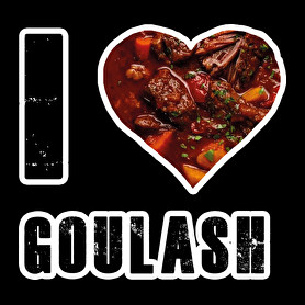 I Love Goulash-Férfi póló