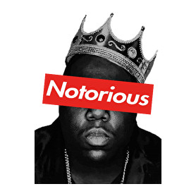 Notorious Big-Férfi V-nyakú póló