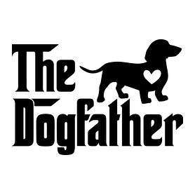 The Dogfather - Tacskó-Férfi V-nyakú póló