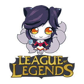 LOL Ahri-Férfi V-nyakú póló